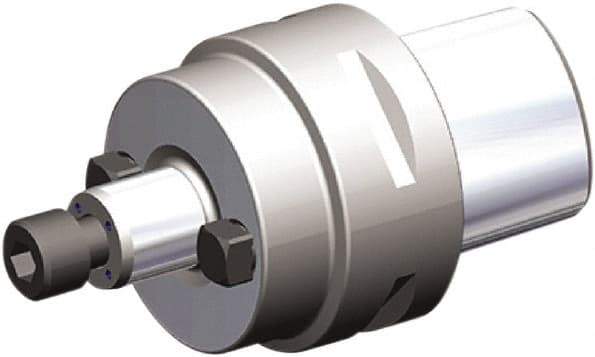 Kennametal - PSC63 Modular Connection 17.5mm Pilot Diam Shell Mill Holder - 122mm Flange to Nose End Projection, 44.5mm Nose Diam - Exact Industrial Supply