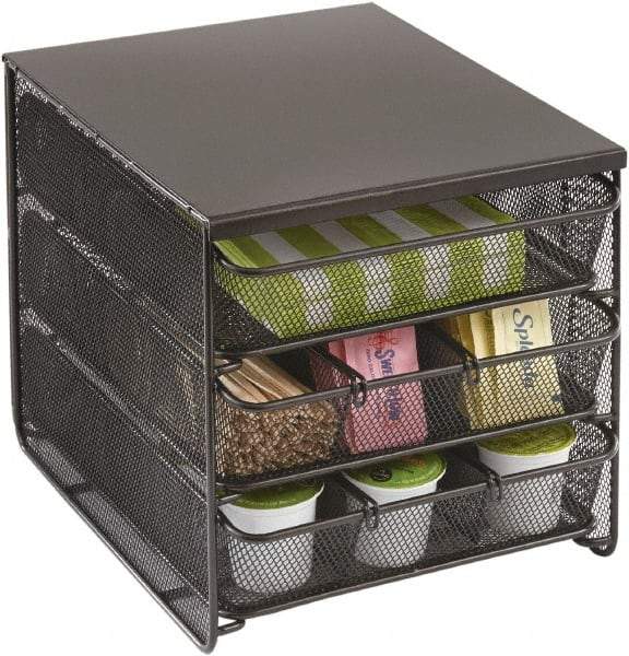 Safco - Coffee Pod Organizer - Hospitality Organizer, Black - Industrial Tool & Supply