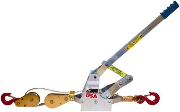 Maasdam - 8,000 Lb Lifting Capacity, 6' Lift Height, Puller Hoist - Made from Chain - Industrial Tool & Supply