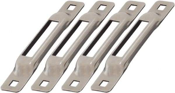 Snap-Loc - 1' Long x 2" Diam, Stainless Steel Tie Down Strap Kit - Industrial Tool & Supply