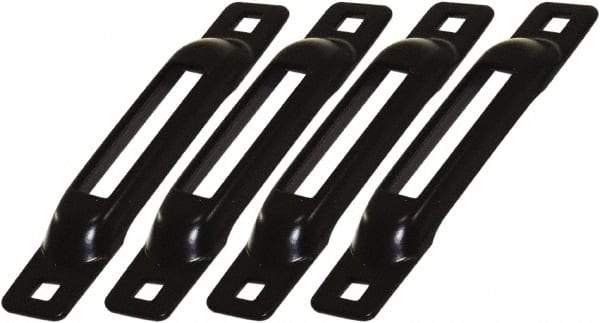 Snap-Loc - 1' Long x 2" Diam, Black Tie Down Strap Kit - Industrial Tool & Supply