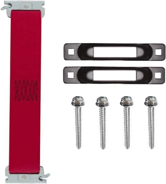 Snap-Loc - 1' Long x 2" Diam, Red Tie Down Strap Kit - Industrial Tool & Supply