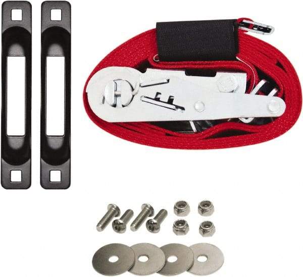 Snap-Loc - 16' Long x 2" Diam, Red Tie Down Strap Kit - Industrial Tool & Supply