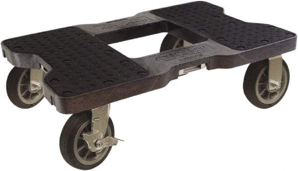 Snap-Loc - 1,500 Lb Capacity Polyethylene Dolly - 32" Long x 20-1/2" Wide x 9-1/2" High - Industrial Tool & Supply