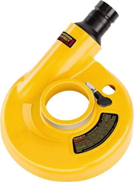 DeWALT - 7" Diam Angle & Disc Grinder Surfacing Shroud - For Use with DWE4517, DWE4519, DWE4557, DWE4559N, DWE4599CN, D28499X, DWE4597, DWE4597N & DWE4599N - Industrial Tool & Supply