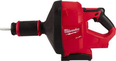 Milwaukee Tool - 18V Battery Battery Drain Cleaning Machine - For 3" Pipe, 35' Cable - Industrial Tool & Supply