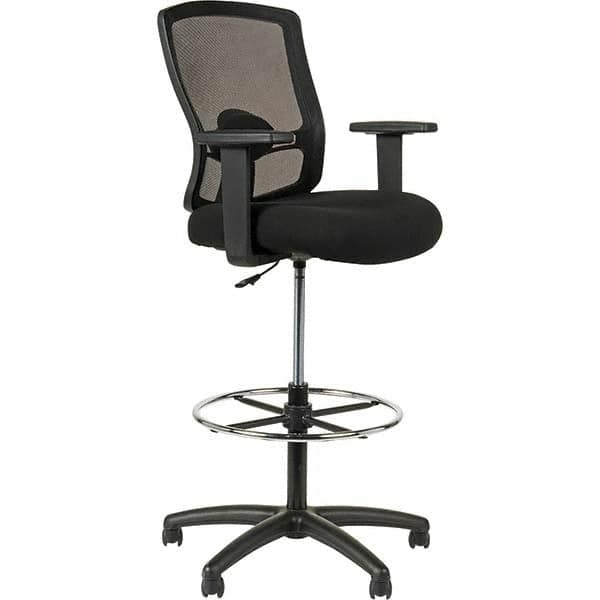 ALERA - Swivel & Adjustable Stools Type: Adjustable Height Stool Base Type: Metal - Industrial Tool & Supply