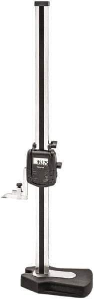 Starrett - 24" Electronic Height Gage - 0.0005" Resolution, Accurate to .0001", LCD Display, RS-232 Data Output - Industrial Tool & Supply