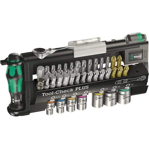 Wera - Screwdriver Bit Sets Type: Bit Set Drive Size: 1/4 (Inch) - Industrial Tool & Supply