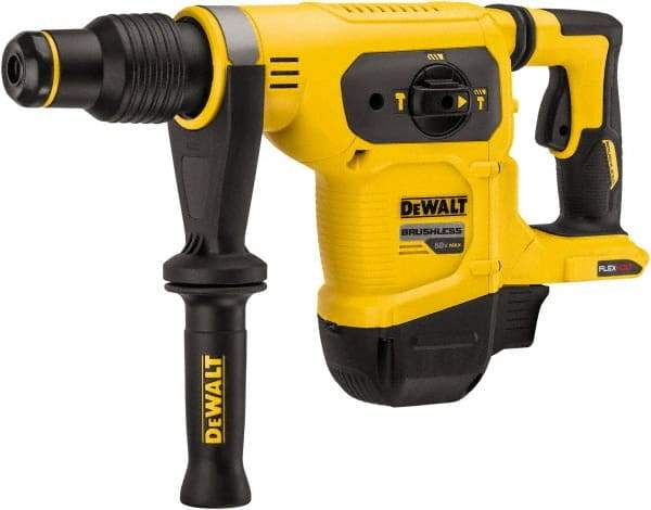 DeWALT - 60 Volt 1" SDS Max Chuck Cordless Rotary Hammer - 0 to 3,150 BPM, 0 to 550 RPM, Reversible - Industrial Tool & Supply