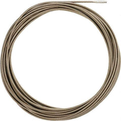 Milwaukee Tool - 5/16" x 75' Drain Cleaning Machine Cable - Inner Core, 1-1/4" to 2-1/2" Pipe, Use with Milwaukee Drain Cleaning Tools - Industrial Tool & Supply