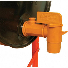 Wesco Industrial Products - 2" NPT Plastic Rigid Drum Faucet - FM Approved, No Arrester, Manual Closing, 8" Long Extension - Industrial Tool & Supply