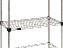 Eagle MHC - 72" Wide, 1-1/8 High, Open Shelving Accessory/Component - Zinc, Zinc Finish, 21" Deep, Use with Eagle MHC Shelving - Industrial Tool & Supply
