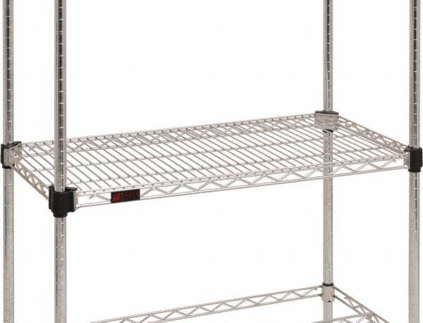 Eagle MHC - 42" Wide, 1-1/8 High, Open Shelving Accessory/Component - Zinc, Zinc Finish, 24" Deep, Use with Eagle MHC Shelving - Industrial Tool & Supply