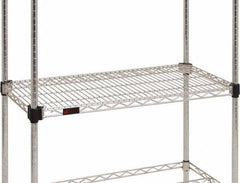 Eagle MHC - 42" Wide, 1-1/8 High, Open Shelving Accessory/Component - Zinc, Zinc Finish, 24" Deep, Use with Eagle MHC Shelving - Industrial Tool & Supply