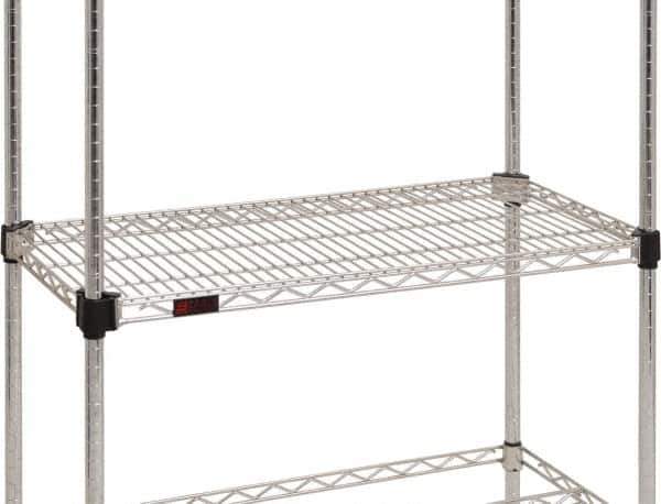 Eagle MHC - 42" Wide, 1-1/8 High, Open Shelving Accessory/Component - Stainless Steel, Stainless Steel Finish, 24" Deep, Use with Eagle MHC Shelving - Industrial Tool & Supply