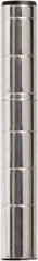 Eagle MHC - 1" Wide, 7 High, Open Shelving Accessory/Component - Steel Chrome Plated, Chrome Finish, 1" Deep, Use with Eagle MHC Shelving - Industrial Tool & Supply