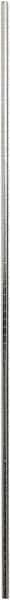 Eagle MHC - 1" Wide, 74 High, Open Shelving Accessory/Component - Steel Chrome Plated, Chrome Finish, 1" Deep, Use with Eagle MHC Shelving - Industrial Tool & Supply