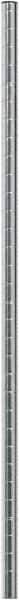 Eagle MHC - 1" Wide, 33 High, Open Shelving Accessory/Component - Zinc, Zinc Finish, 1" Deep, Use with Eagle MHC Shelving - Industrial Tool & Supply