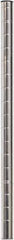 Eagle MHC - 1" Wide, 18 High, Open Shelving Accessory/Component - Steel Chrome Plated, Chrome Finish, 1" Deep, Use with Eagle MHC Shelving - Industrial Tool & Supply