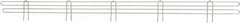 Eagle MHC - 60" Wide, 4 High, Open Shelving Accessory/Component - Steel Chrome Plated, Chrome Finish, 1/4" Deep, Use with Eagle MHC Shelving - Industrial Tool & Supply