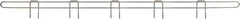 Eagle MHC - 54" Wide, 1 High, Open Shelving Accessory/Component - Steel Chrome Plated, Chrome Finish, 1/4" Deep, Use with Eagle MHC Shelving - Industrial Tool & Supply