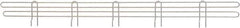 Eagle MHC - 48" Wide, 4 High, Open Shelving Accessory/Component - Steel Chrome Plated, Chrome Finish, 1/4" Deep, Use with Eagle MHC Shelving - Industrial Tool & Supply