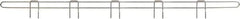 Eagle MHC - 48" Wide, 1 High, Open Shelving Accessory/Component - Steel with Epoxy Coating, Stainless Steel Finish, 1/4" Deep, Use with Eagle MHC Shelving - Industrial Tool & Supply
