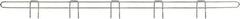 Eagle MHC - 48" Wide, 1 High, Open Shelving Accessory/Component - Steel Chrome Plated, Chrome Finish, 1/4" Deep, Use with Eagle MHC Shelving - Industrial Tool & Supply