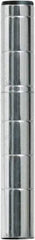Eagle MHC - 1" Wide, 7 High, Open Shelving Accessory/Component - Zinc, Zinc Finish, 1" Deep, Use with Eagle MHC Shelving - Industrial Tool & Supply