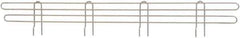 Eagle MHC - 36" Wide, 4 High, Open Shelving Accessory/Component - Steel Chrome Plated, Chrome Finish, 1/4" Deep, Use with Eagle MHC Shelving - Industrial Tool & Supply