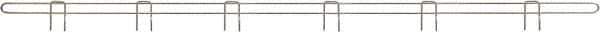 Eagle MHC - 72" Wide, 1 High, Open Shelving Accessory/Component - Steel Chrome Plated, Chrome Finish, 1/4" Deep, Use with Eagle MHC Shelving - Industrial Tool & Supply