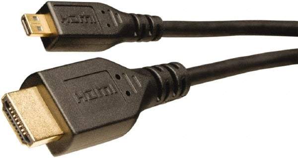 Tripp-Lite - 3' Long, HDMI Computer Cable - Black, Male x Male - Industrial Tool & Supply