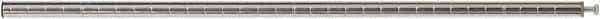 Eagle MHC - 1" Wide, 33 High, Open Shelving Accessory/Component - Steel Chrome Plated, Chrome Finish, Use with Eagle MHC Shelving - Industrial Tool & Supply