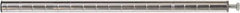 Eagle MHC - 1" Wide, 18 High, Open Shelving Accessory/Component - Steel Chrome Plated, Chrome Finish, Use with Eagle MHC Shelving - Industrial Tool & Supply