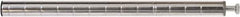 Eagle MHC - 1" Wide, 14 High, Open Shelving Accessory/Component - Steel Chrome Plated, Chrome Finish, Use with Eagle MHC Shelving - Industrial Tool & Supply