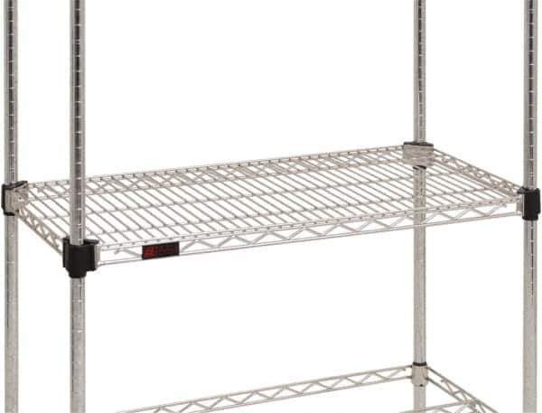 Eagle MHC - 30" Wide, 18 High, Open Shelving Accessory/Component - Stainless Steel, Stainless Steel Finish, Use with Eagle MHC Shelving - Industrial Tool & Supply