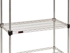 Eagle MHC - 30" Wide, 18 High, Open Shelving Accessory/Component - Stainless Steel, Stainless Steel Finish, Use with Eagle MHC Shelving - Industrial Tool & Supply