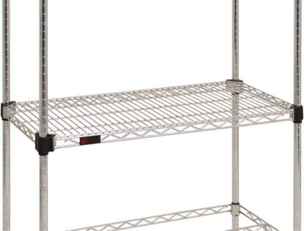 Eagle MHC - 48" Wide, 14 High, Open Shelving Accessory/Component - Stainless Steel, Stainless Steel Finish, Use with Eagle MHC Shelving - Industrial Tool & Supply