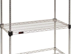 Eagle MHC - 42" Wide, 14 High, Open Shelving Accessory/Component - Stainless Steel, Stainless Steel Finish, Use with Eagle MHC Shelving - Industrial Tool & Supply