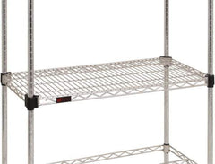 Eagle MHC - 24" Wide, 18 High, Open Shelving Accessory/Component - Stainless Steel, Stainless Steel Finish, Use with Eagle MHC Shelving - Industrial Tool & Supply