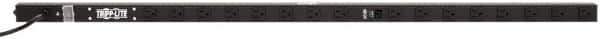 Tripp-Lite - 16 Outlets, 120 VAC15 Amps, 15' Cord, Power Outlet Strip - Rack Mount, 5-15R NEMA Configuration, 19" Strip - Industrial Tool & Supply