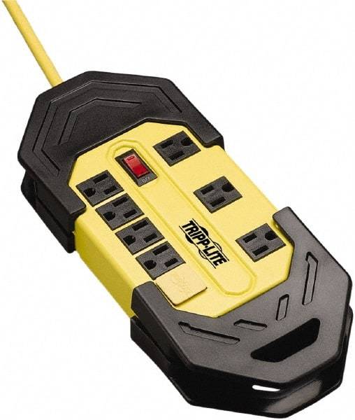 Tripp-Lite - 8 Outlets, 120 VAC15 Amps, 25' Cord, Power Outlet Strip - Keyhole, Tab Mount, 5-15 NEMA Configuration, 10.26" Strip - Industrial Tool & Supply