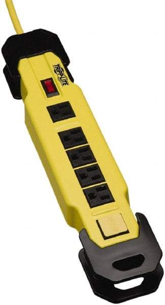 Tripp-Lite - 6 Outlets, 120 VAC15 Amps, 9' Cord, Power Outlet Strip - Keyhole, Tab Mount, 5-15 NEMA Configuration, 15.9" Strip - Industrial Tool & Supply