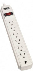 Tripp-Lite - 6 Outlets, 120 VAC15 Amps, 15' Cord, Power Outlet Strip - Keyhole, Tab Mount, 5-15 NEMA Configuration, 10.8" Strip - Industrial Tool & Supply