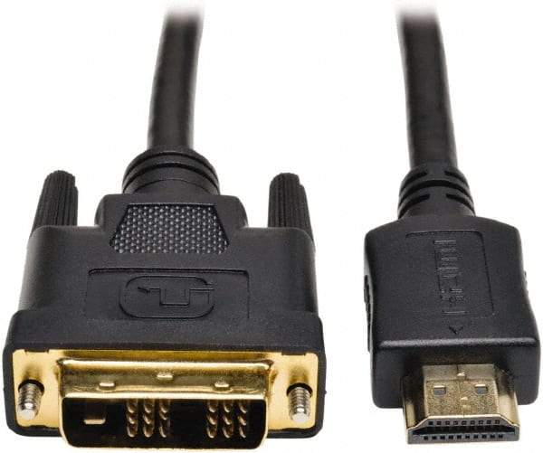 Tripp-Lite - 6' Long, DVI Male; HDMI Male Computer Cable - Black, Male x Male - Industrial Tool & Supply
