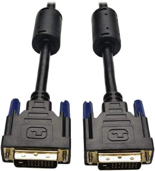 Tripp-Lite - 15' Long, DVI Computer Cable - Black, Male x Male - Industrial Tool & Supply