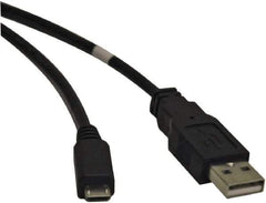 Tripp-Lite - 6' Long, USB A/B Computer Cable - Beige, Male x Male - Industrial Tool & Supply