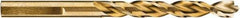 DeWALT - 7/32" 140° Cobalt Jobber Drill - Oxide/Gold Finish, Right Hand Cut, Spiral Flute, Straight Shank, 3-13/16" OAL, Pilot Point - Industrial Tool & Supply