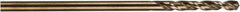 DeWALT - 5/32" 135° Cobalt Jobber Drill - Oxide/Gold Finish, Right Hand Cut, Spiral Flute, Straight Shank, 3-7/64" OAL, Pilot Point - Industrial Tool & Supply